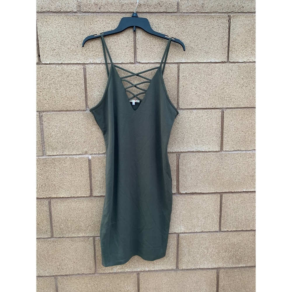 Olive Green Dress